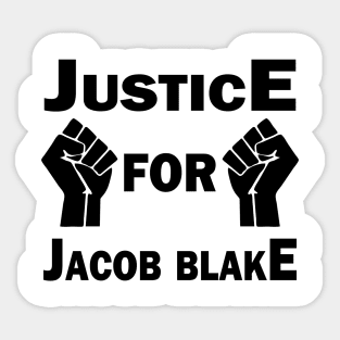 Justice For Jacob Blake Sticker